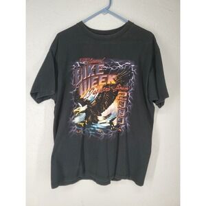 Daytona Beach Bike Week 2000 Eagle Graphic T-Shirt Black XL